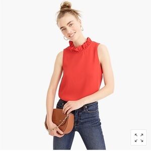 J.Crew Ruffle Neck Blouse